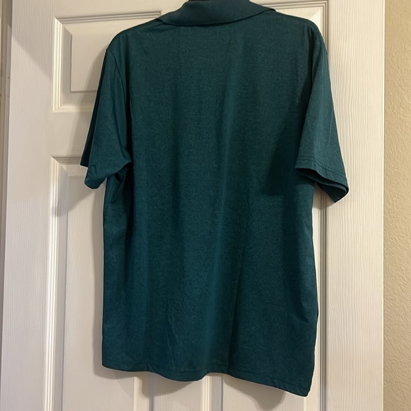 Men’s PGA tour dark green golf shirt. - Picture 2 of 4